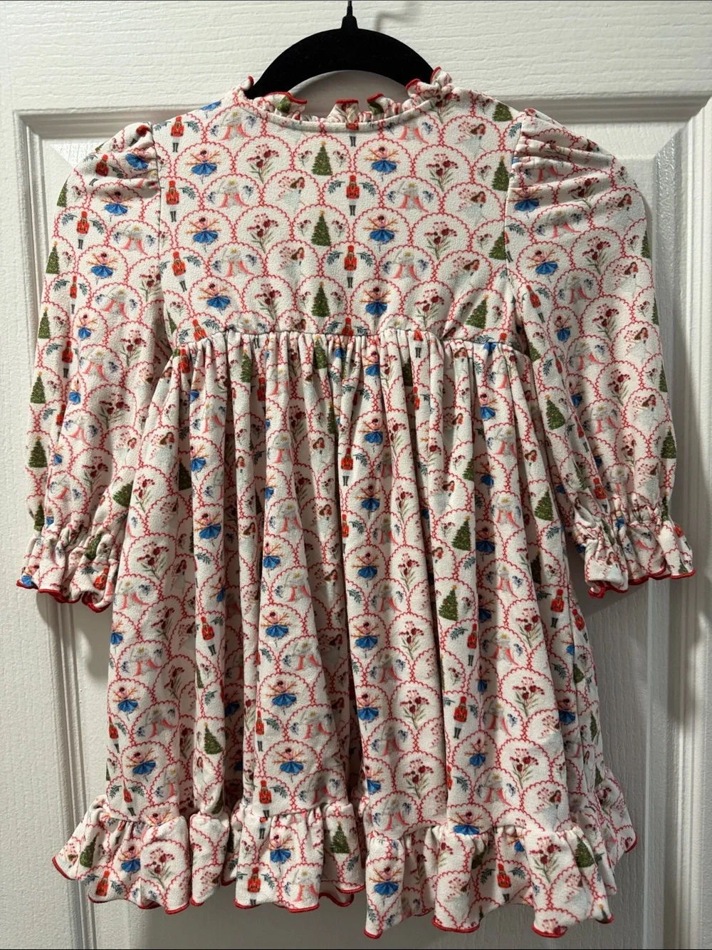 Swoon Baby Floral Button-Front Ruffle Dress Size 4